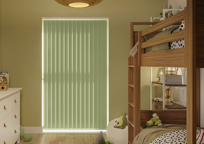 Trinity (Blackout), Soft Green - Vertical Blind - Image 6